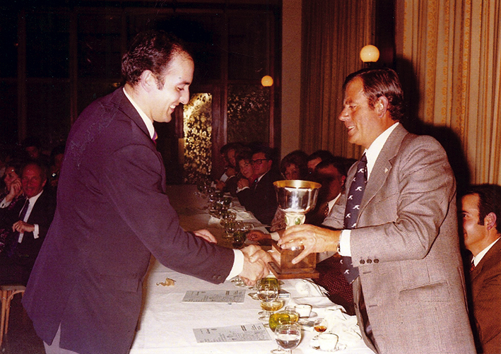 1973 Vencedor Alfonso Rivero con Hispano Suiza