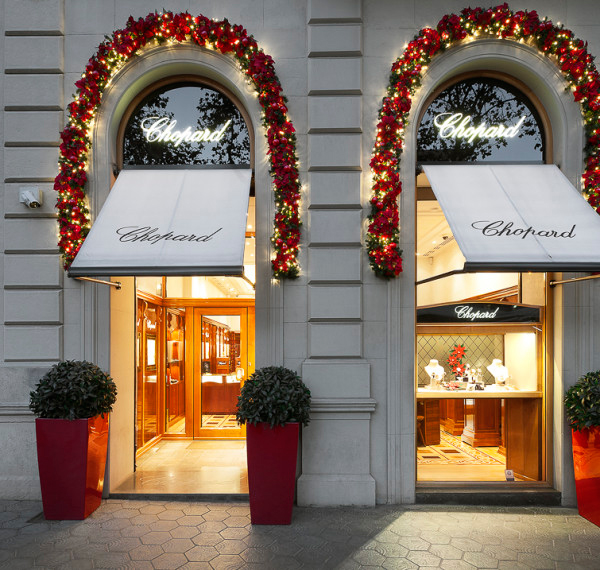 Chopard boutique finnest jewelry watches paseo de gracia barcelona